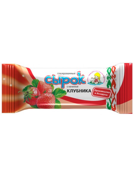 Сырок глазир. с Клубникой 20% 40г*30 Минск МЗ №1 Сырок глазир. с Клубникой 20% 40г*30 Минск МЗ №1